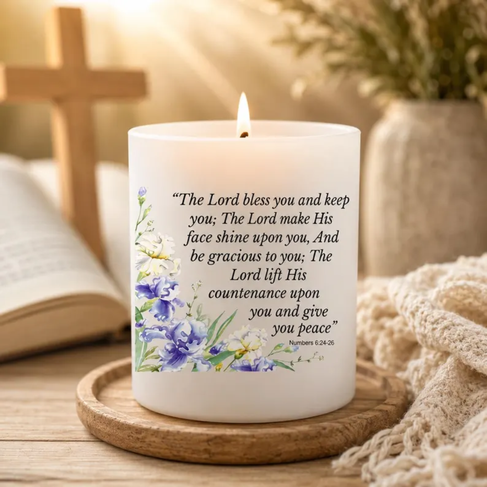 The Lord Bless You Candle