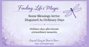 Some Blessings Arrive Disguised As Ordinary Days