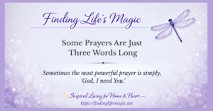honest prayer encouragement for women who feel they don't have the right words to pray
