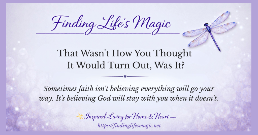 Finding hope after disappointment — an inspirational faith-based reminder that God is close to the brokenhearted